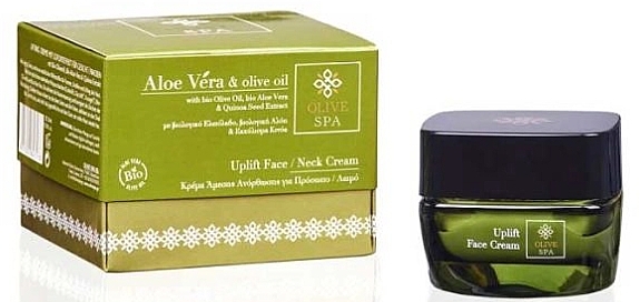 Krem do twarzy i szyi z aloesem - Olive Spa Aloe Vera Uplift Face — Zdjęcie N1