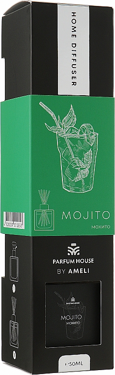 Dyfuzor zapachowy Mojito - Parfum House By Ameli Home Diffuser Mojito — Zdjęcie N1