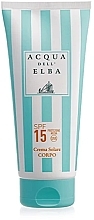 Kup Ochronny krem ​​do ciała - Acqua Dell'Elba Body Sun Cream SPF 15