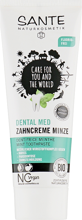 Miętowa pasta do zębów - Sante Dental Care Mint — Zdjęcie N1