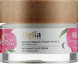 Regenerujący krem kojący zaczerwienienia na noc - Delia Cosmetics Ekoflorist — Zdjęcie N1