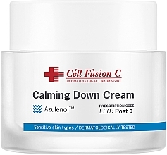 Uspokajający krem do twarzy - Cell Fusion C Calming Down Cream — Zdjęcie N2