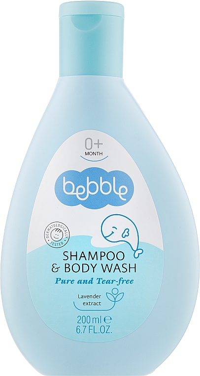 Łagodny szampon i żel do mycia ciała dla dzieci - Bebble Shampoo & Body Wash — Zdjęcie N1