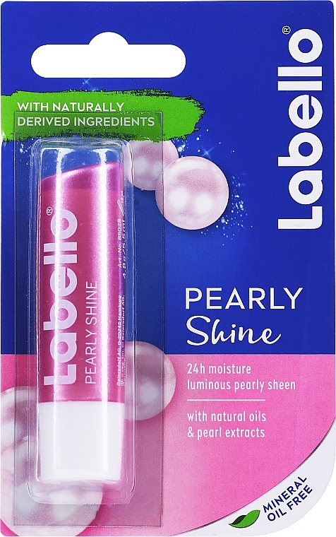 Połyskujący balsam ochronny do ust - Labello Lip Care Pearly Shine Lip Balm — Zdjęcie N1