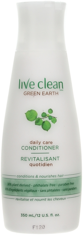Odżywka do włosów Codzienna ochrona - Live Clean Green Earth Moisturizing Conditioner