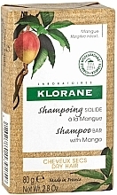 Szampon w kostce do włosów suchych z ekstraktem z aloesu - Klorane Mango Solid Shampoo Bar — Zdjęcie N2