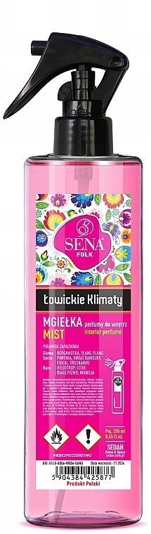 Perfumy do wnętrz Łowickie klimaty - Sena Folk Mist Interior Parfume Łowickie Klimaty — Zdjęcie N1