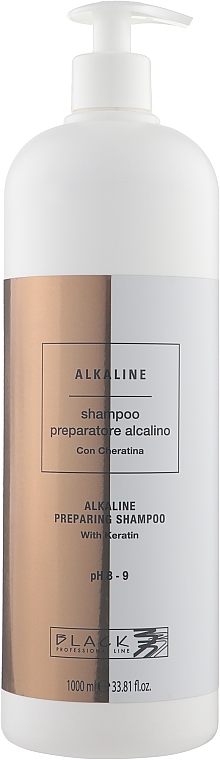 Szampon alkaliczny z keratyną - Black Professional Line Alkaline Alcalino Preparing Shampoo With Keratin — Zdjęcie N1