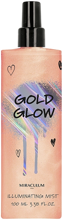 Rozświetlająca mgiełka do twarzy i ciała - Miraculum Gold Glow — Zdjęcie N1