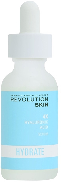 Serum z kwasem hialuronowym - Revolution Skin 4X Hyaluronic Acid Serum — Zdjęcie N1