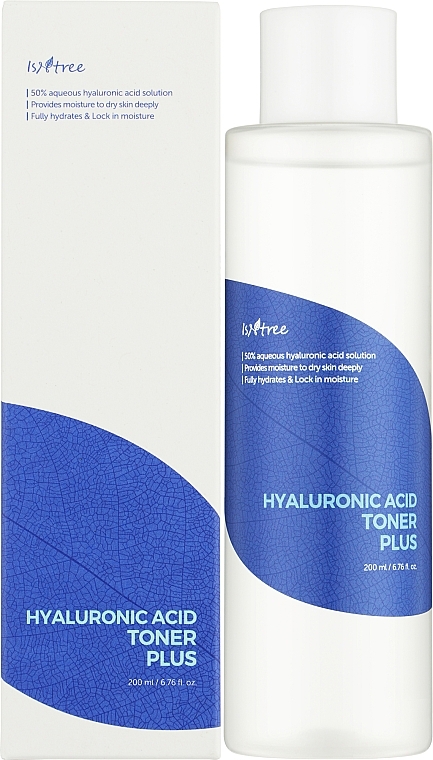 Tonik do twarzy z kwasem hialuronowym - IsNtree Hyaluronic Acid Toner Plus — Zdjęcie N2