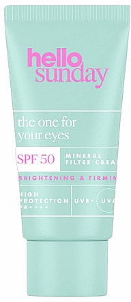 Krem mineralny do skóry wokół oczu - Hello Sunday The One For Your Eyes Mineral Eye Cream SPF 50 — Zdjęcie N1