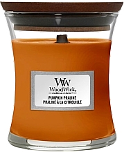 Świeca zapachowa w szkle - Woodwick Pumpkin Praline Scented Candle — Zdjęcie N1