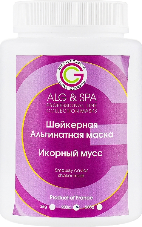 Maska alginatowa Shaker Mus kawiorowy - ALG & SPA Professional Line Collection Masks Smoussy Caviar Shaker Mask — Zdjęcie N7