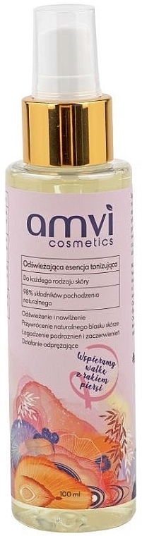 PRZECENA! Odświeżająca esencja tonizująca - Amvi Cosmetics * — Zdjęcie N1