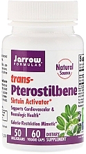 Kup PRZECENA! Aktywator sirtuin w kapsułkach - Jarrow Formulas Trans-Pterostilbene, 50 mg *