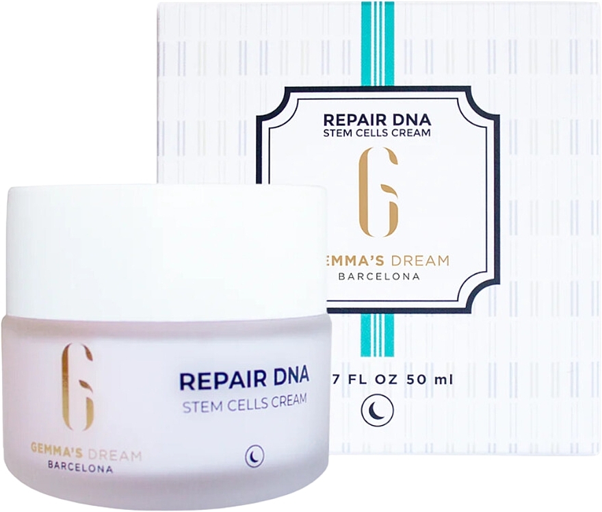 Odżywczo-regenerujący krem do twarzy na noc - Gemma's Dream Repair DNA Stem Cells Cream — Zdjęcie N1
