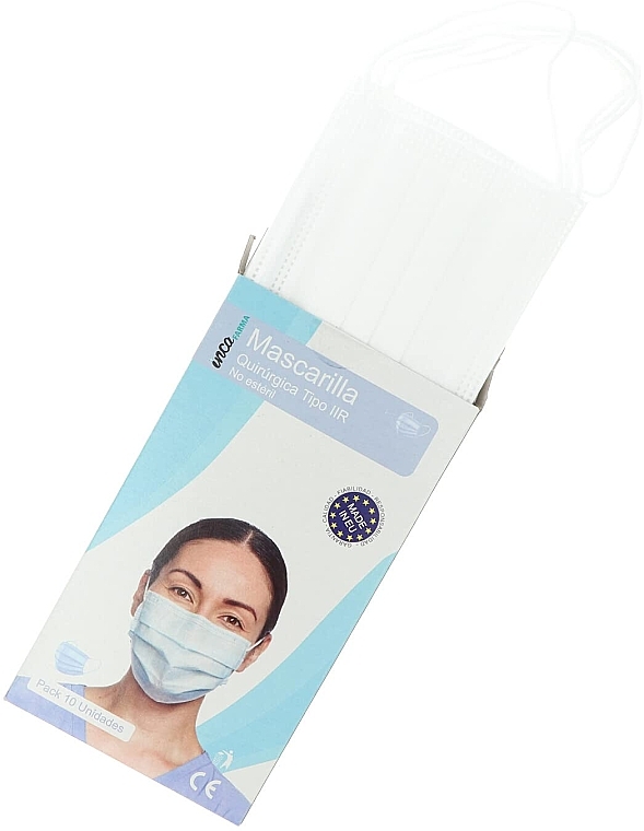 Higieniczna maseczka do twarzy, biała - Inca — Zdjęcie N7