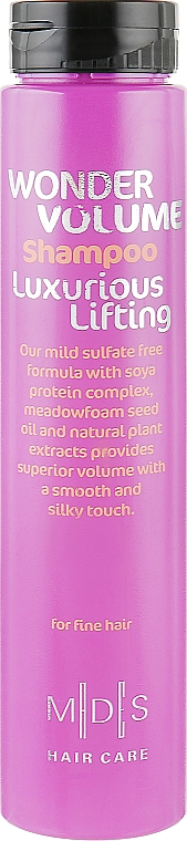Szampon zwiększający objętość włosów - Mades Cosmetics Wonder Volume Luxurious Lifting Shampoo — Zdjęcie N3