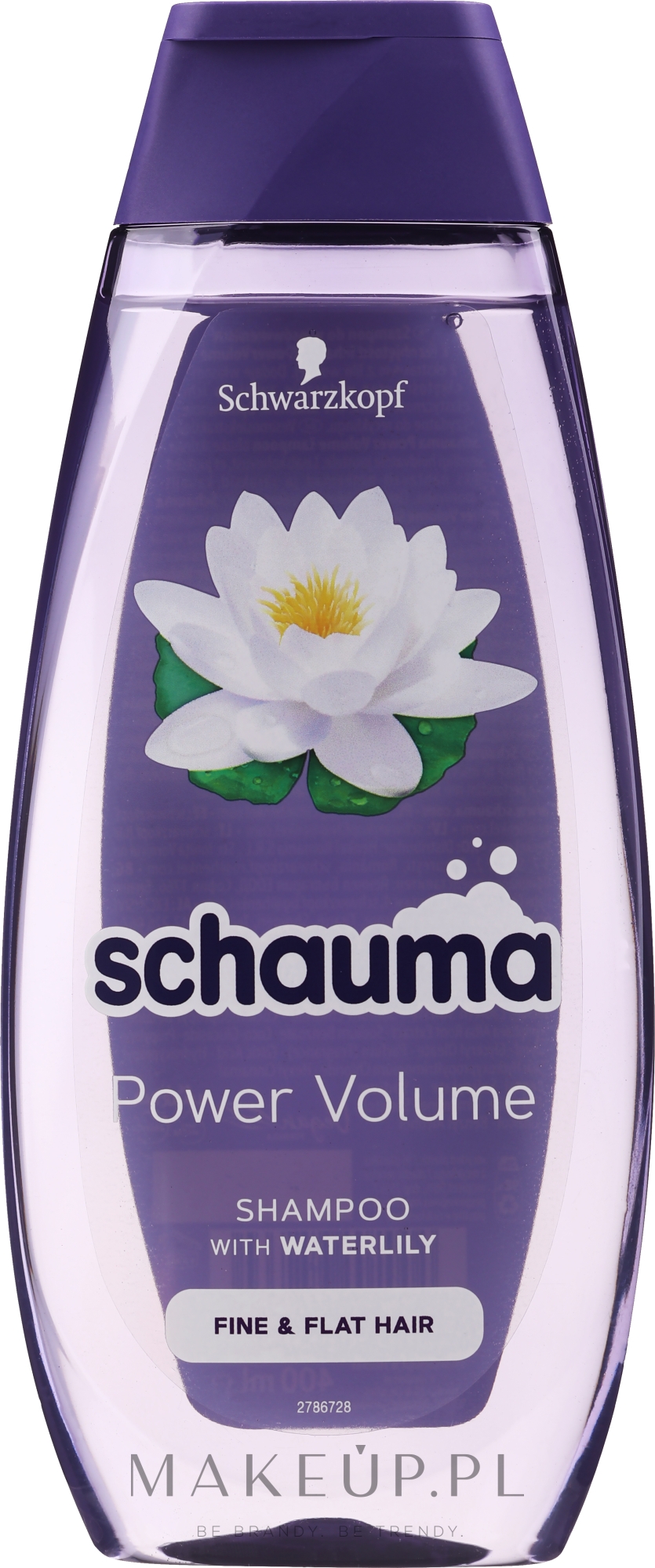 Szampon do włosów cienkich i bez objętości - Schwarzkopf Schauma Power Volume — Zdjęcie 400 ml