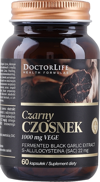 Suplement diety Czarny czosnek - Doctor Life Black Garlic — Zdjęcie N1