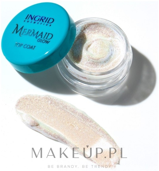 Top do paznokci - Ingrid Cosmetics Mermaid Glow Top Coat — Zdjęcie Shade In Love