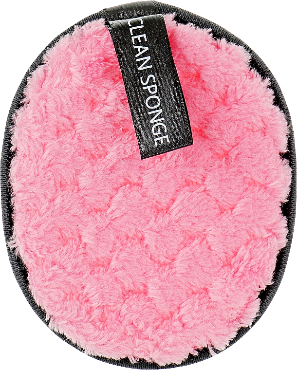 Bawełniana gąbeczka do mycia twarzy, PF-34, różowa - Puffic Fashion
