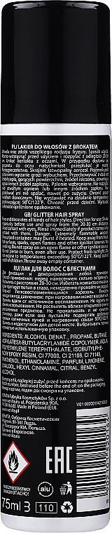 Lakier do włosów z brokatem - Venita Gold Spray — Zdjęcie N2