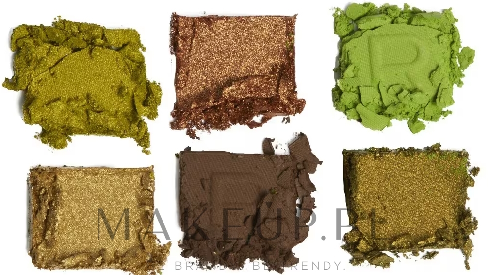 Mini paleta cieni do powiek - Makeup Revolution Mini Colour Reloaded Palette — Zdjęcie Its Giving Green