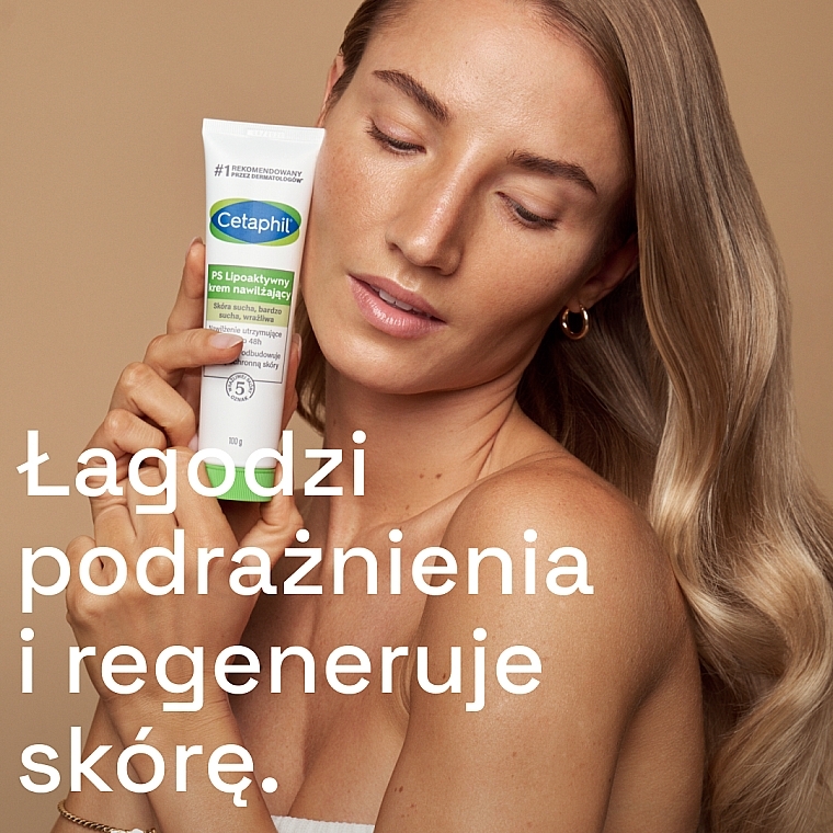 Lipoaktywny krem nawilżający - Cetaphil PS Lipo-Active Moisturising Cream For Sensitive Or Dry Skin — Zdjęcie N12