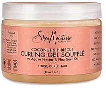 Kup Żel do stylizacji włosów kręconych Kokos i hibiskus - Shea Moisture Coconut & Hibiscus Curling Gel Souffle