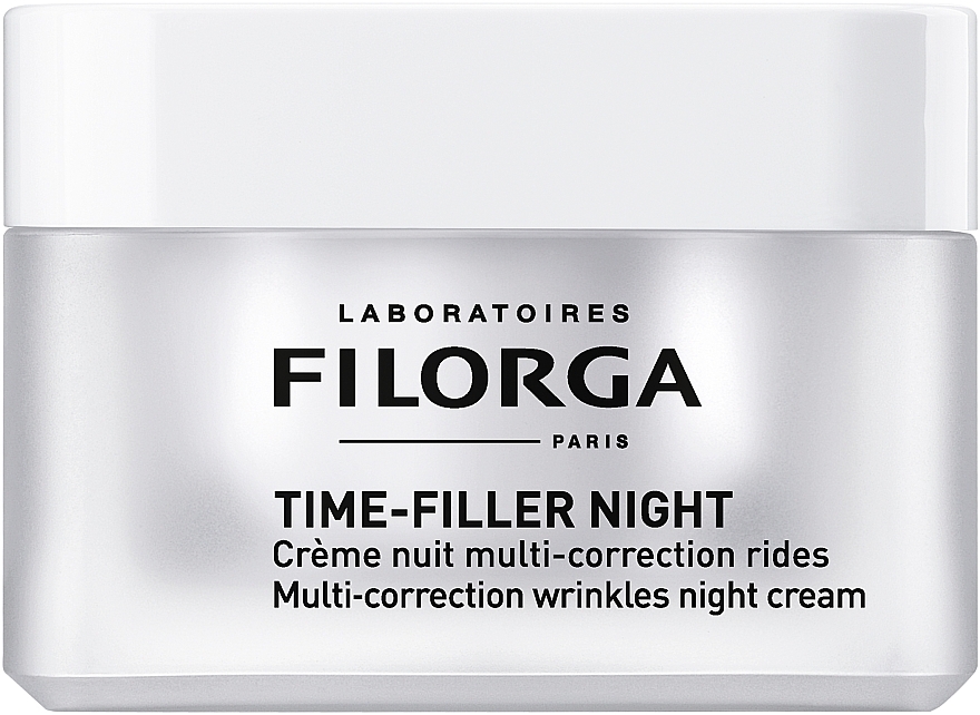 Multikorekcyjny krem przeciwzmarszczkowy do twarzy - Filorga Time-filler Night Cream — Zdjęcie N1