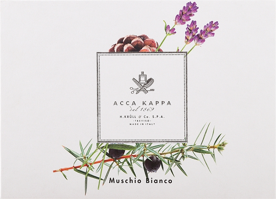 Zestaw - Acca Kappa White Moss (sh/gel/100ml + b/lot/100ml + soap/150g) — Zdjęcie N1