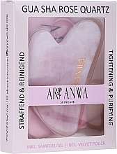 Kup Masażer do twarzy z różowego kwarcu - ARI ANWA Skincare Rose Quartz Gua Sha