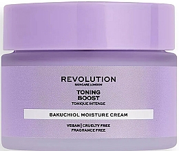 Nawilżająco-ujędrniający krem do twarzy z bakuchiolem - Revolution Skincare Toning Boost Bakuchiol Moisture Cream — Zdjęcie N1