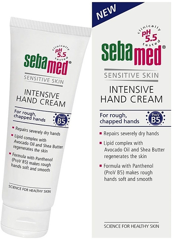 PRZECENA! Krem do rąk - Sebamed Hand And Nail Cream Intensive With Panthenol * — Zdjęcie N1