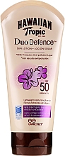 Przeciwsłoneczny balsam do ciała - Hawaiian Tropic Duo Defence Sun Lotion SPF50 — Zdjęcie N1