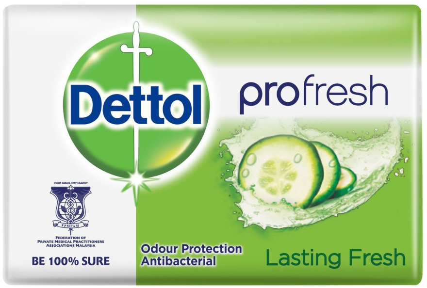 Antybakteryjne mydło w kostce - Dettol Anti-bacterial Lasting Fresh Soap — Zdjęcie N1