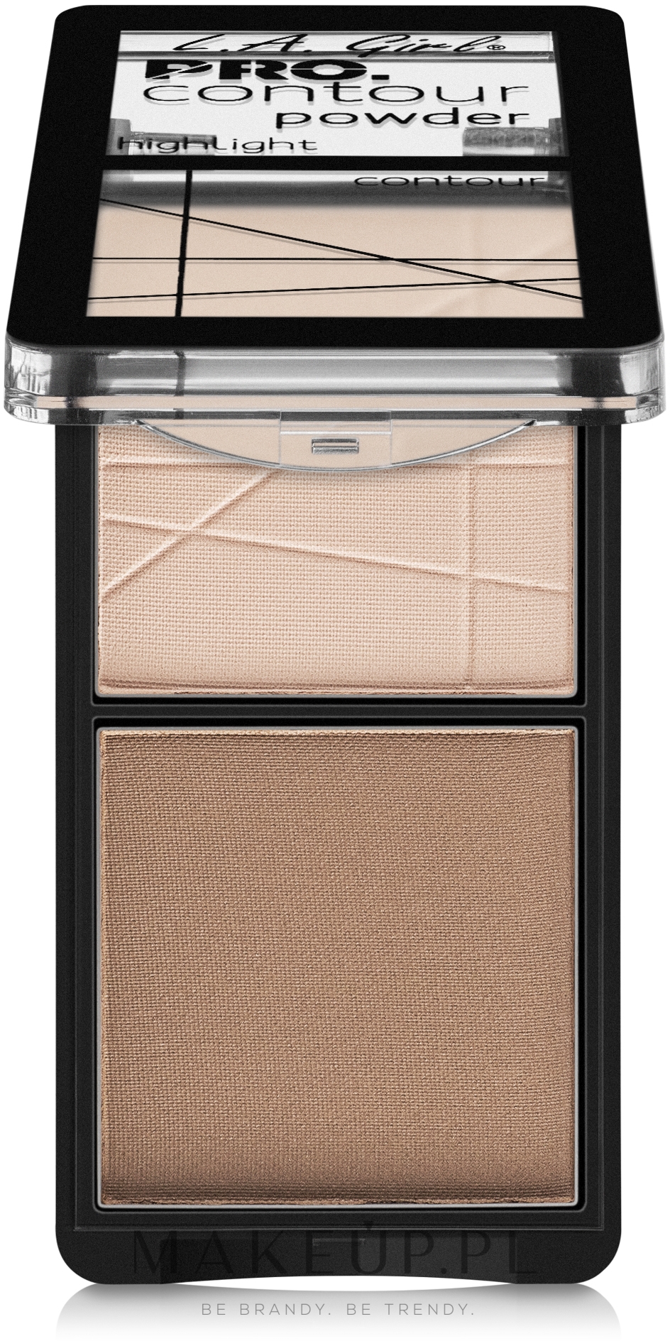 Puder do konturowania twarzy - L.A. Girl Pro. Contour Powder — Zdjęcie GCP661 - Fair