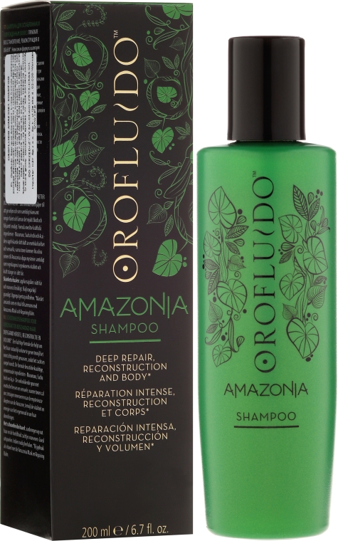 Szampon do włosów słabych i zniszczonych - Orofluido Amazonia Shampoo