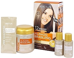 Zestaw, 7 produktów - Kativa Brazilian Hyaluronic Smoothing — Zdjęcie N1