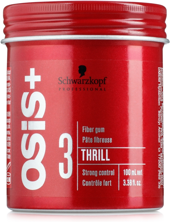 Włóknista guma do włosów - Schwarzkopf Professional OSiS+ Thrill Texture Fibre Gum 3