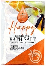 Kup Sól do kąpieli Pomarańcza, wanilia i jaśmin - Difeel Essentials Happy Bath Salt Orange-Vanilla-Jasmine