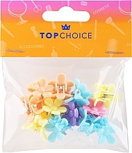 Spinki do włosów 25488, kolorowe kwiaty - Top Choice — Zdjęcie N1