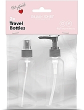 Kup Plastikowa butelka z atomizerem i dozownikiem, 2 szt. - Gillian Jones Travel Size Bottles 100ml
