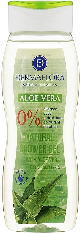 Żel pod prysznic z aloesem - Dermaflora Shower Gel With Aloe Vera — Zdjęcie N1