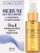 Serum do włosów z czarnuszką 3 w 1 - Bioelixire — Zdjęcie N2