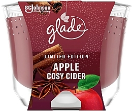 Świeca zapachowa Jabłkowy cydr i cynamon - Glade Apple Cozy Cider Candle — Zdjęcie N2