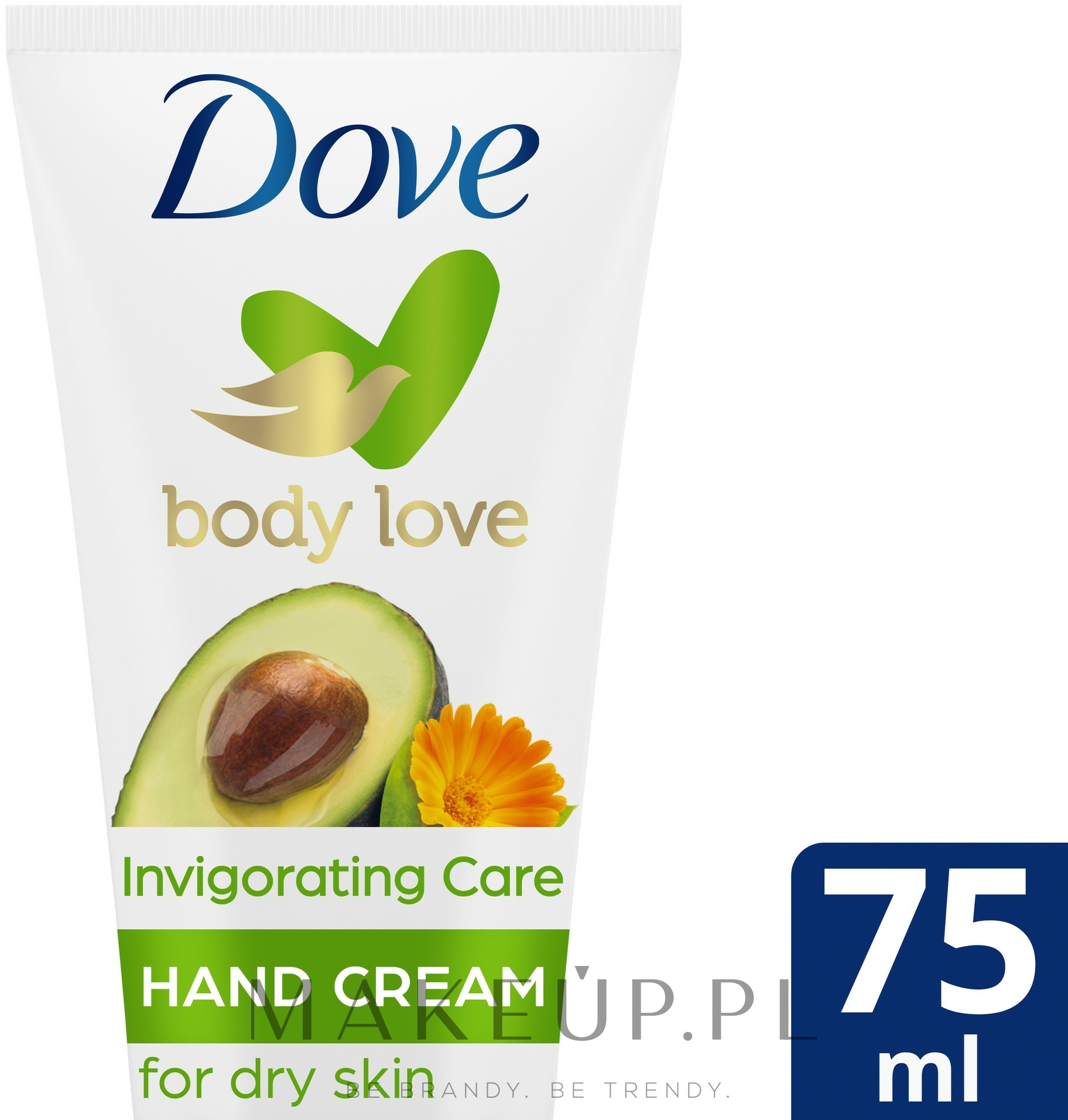 Krem do rąk z olejem z awokado i ekstraktem z nagietka - Dove Nourishing Secrets Invigorating Ritual Hand Cream — Zdjęcie 75 ml