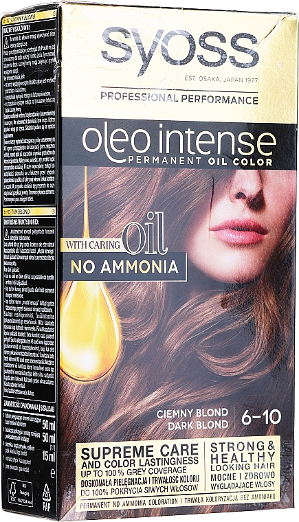 PRZECENA! Farba do włosów bez amoniaku - Syoss Oleo Intense * — Zdjęcie N3